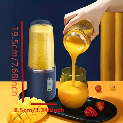 Portable USB Fruit Juicer Blender - Double Cup Multifunction