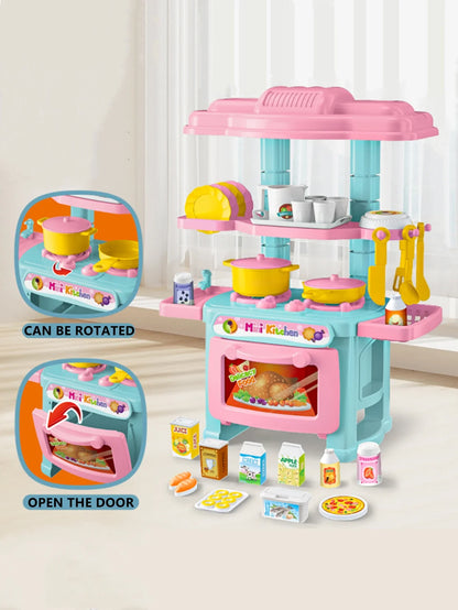 Kids Kitchen Playset with Sink and Oven