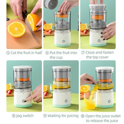 Portable Electric Juicer USB Charging Citrus Mixer for Travel